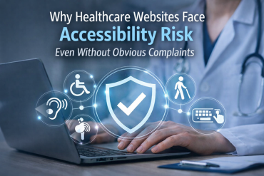 why healthcare websites face accessibility risk